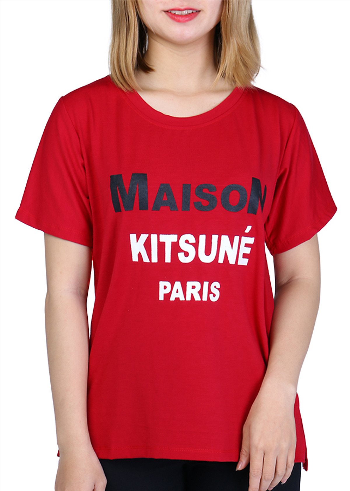 Áo Thun Nữ Maison Paris T&D D339 - Đỏ Đô (Freesize)