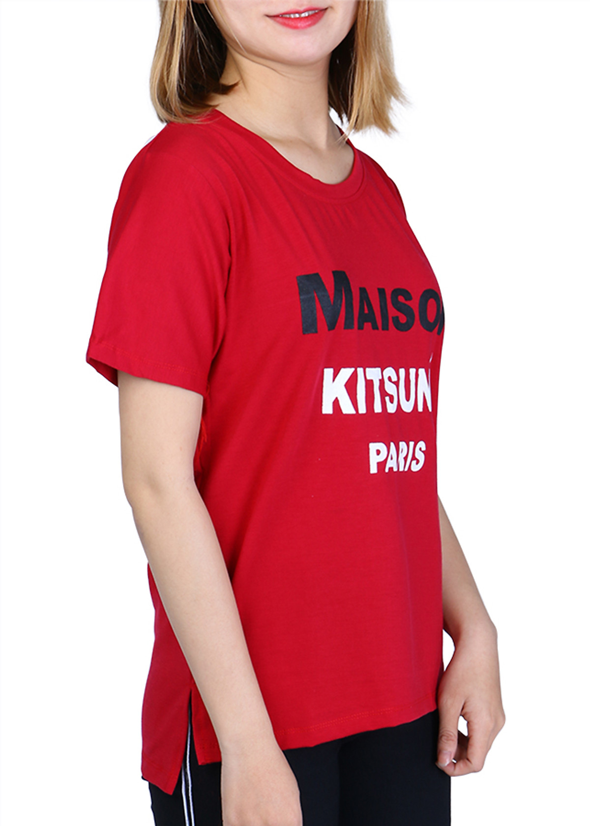 Áo Thun Nữ Maison Paris T&D D339 - Đỏ Đô (Freesize)