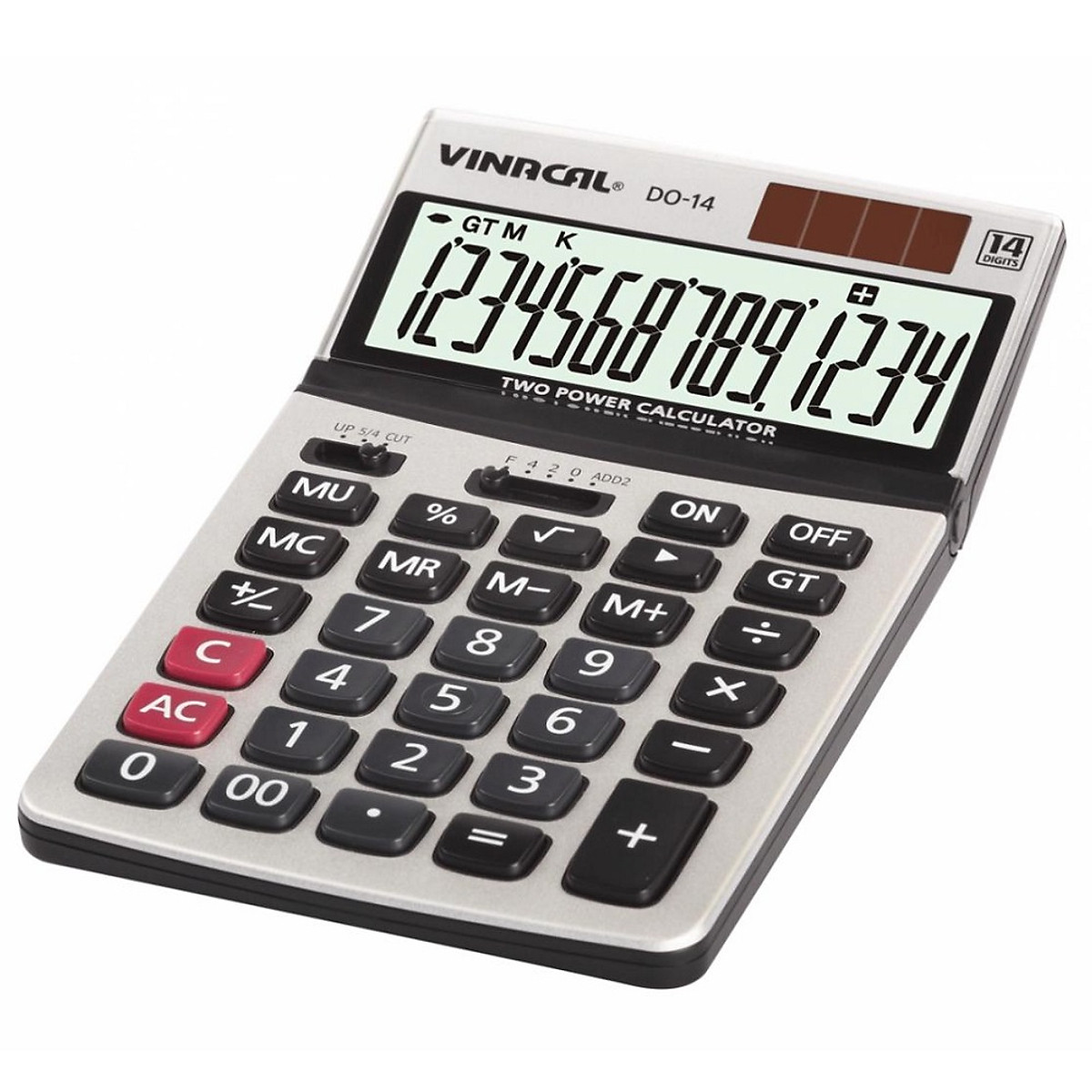 Máy Tính Học Sinh Để Bàn Vinacal DO - 14 - Đen Xám