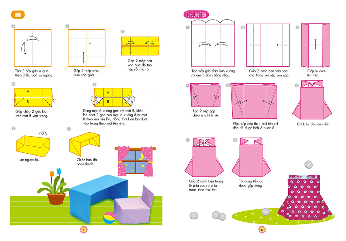 Em Tập Gấp Hình - 4 - 5 Tuổi - Quyển Cơ Bản