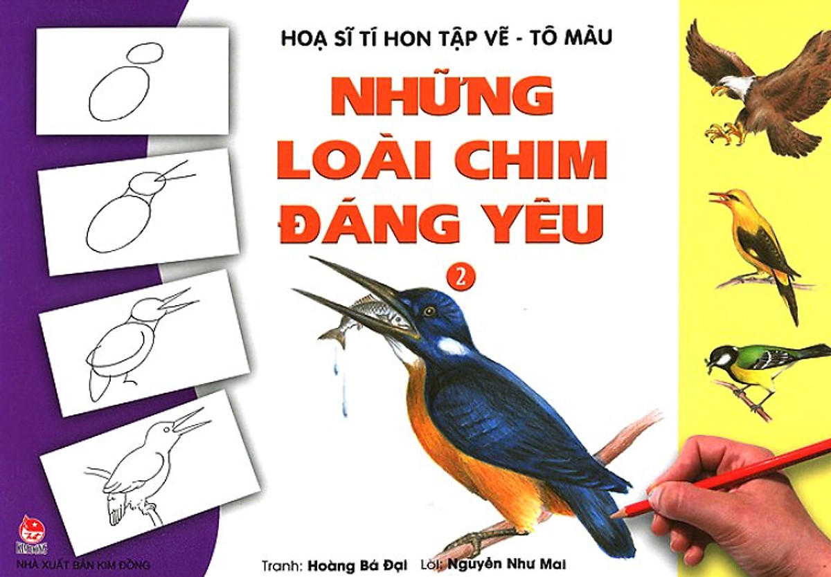 Họa Sĩ Tí Hon Tập Vẽ - Tô Màu - Những Loài Chim Đáng Yêu (Tái Bản 2015)