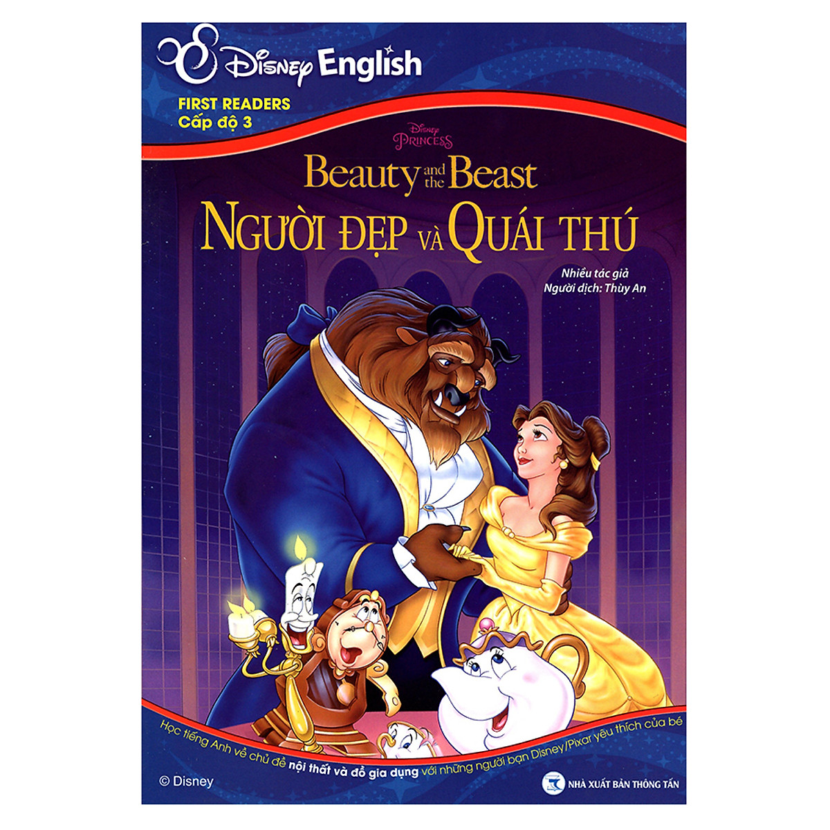 Disney English - Cấp Độ 3: Người Đẹp Và Quái Thú (Không CD)