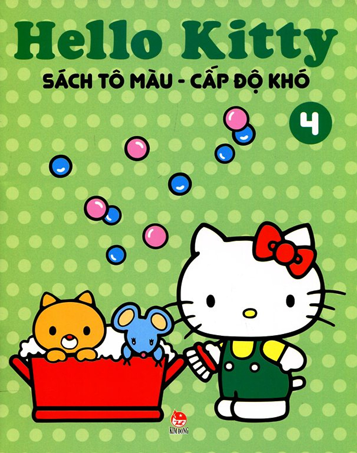 Tranh tô màu mèo Hello Kitty