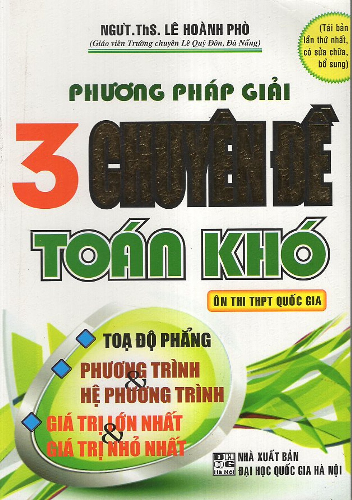 Phương Pháp Giải 3 Chuyên Đề Toán Khó 