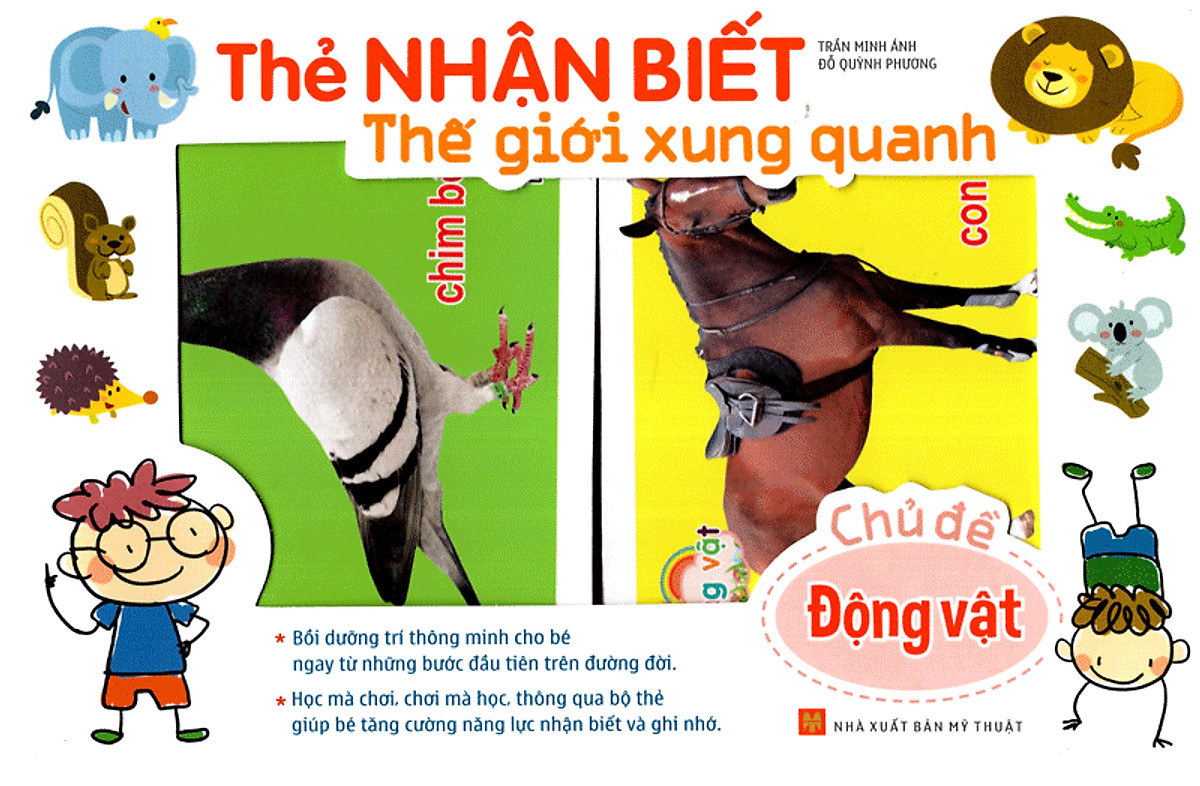 Thẻ Nhận Biết Thế Giới Xung Quanh - Động Vật