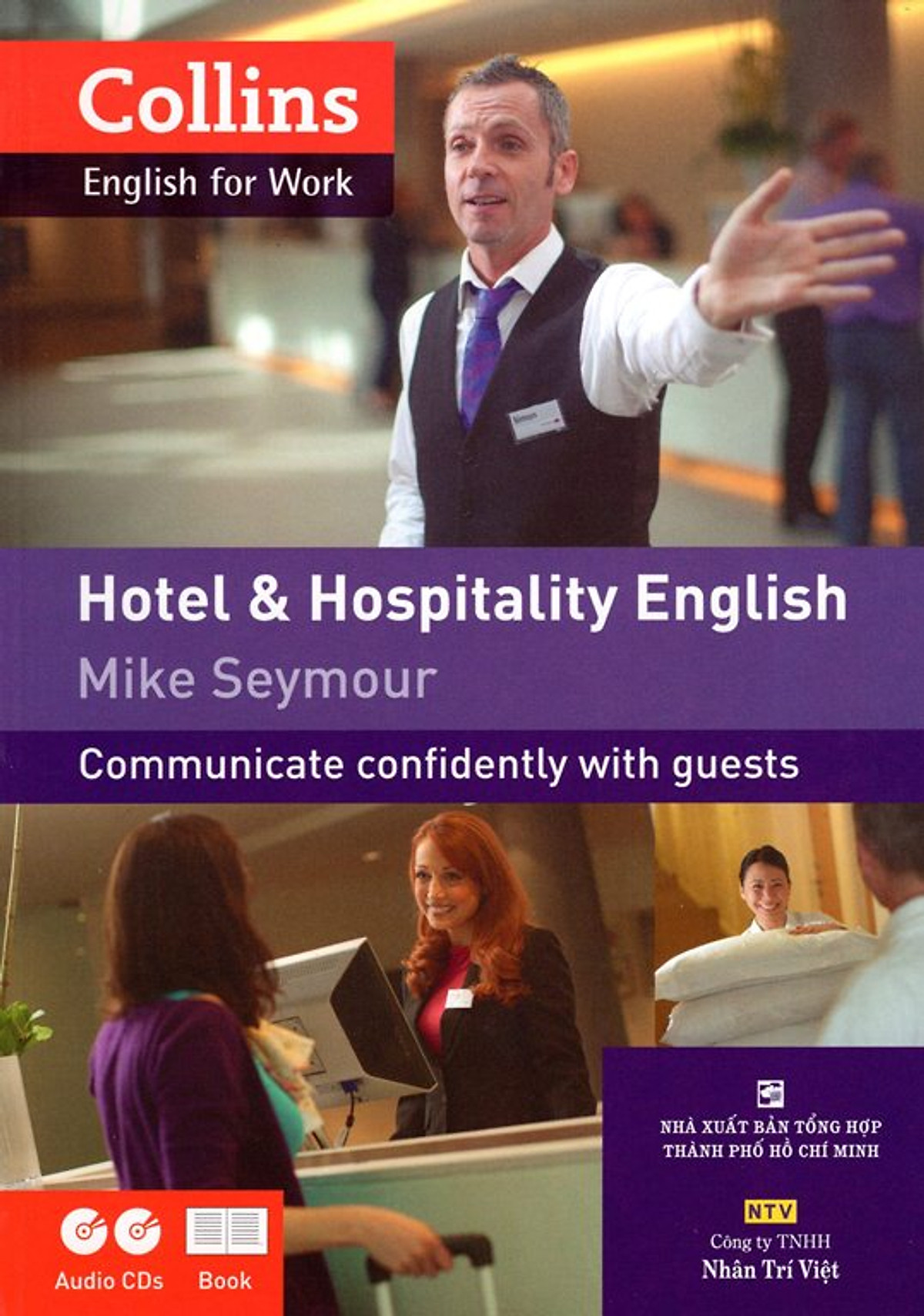  Collins English For Work - Hotel & Hospitality English (Kèm 2 CD)