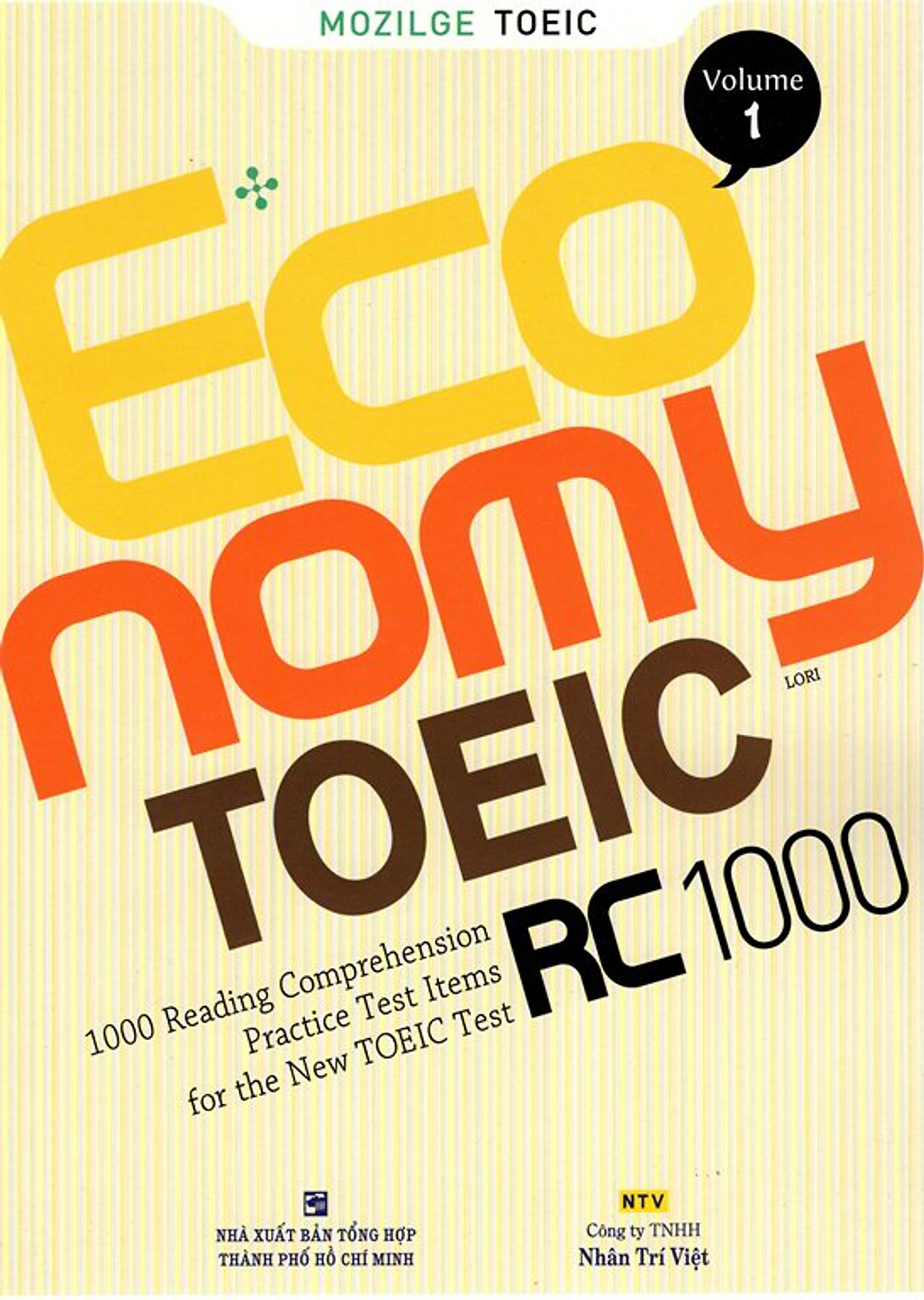Economy TOEIC RC1000 Volume 1 