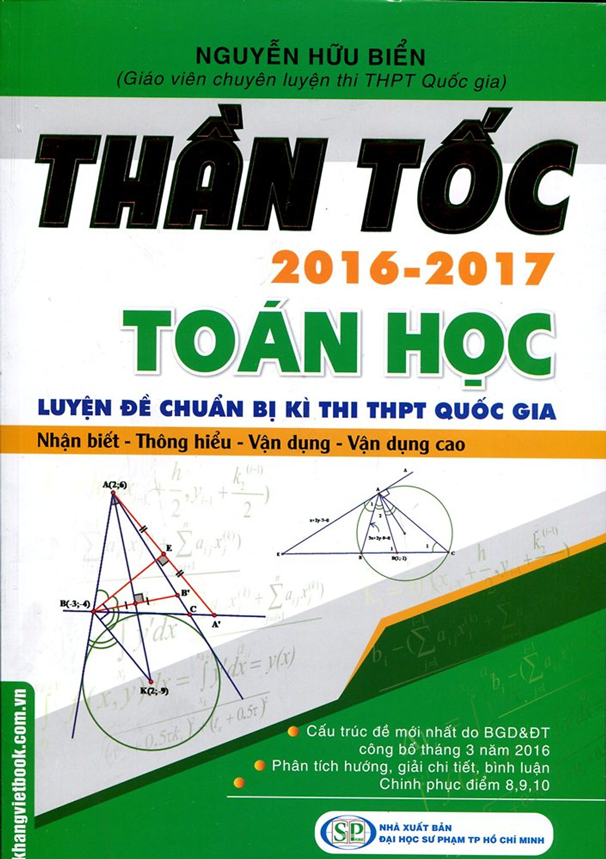 Thần Tốc Luyện Đề Chuẩn Bị Kì Thi THPT Quốc Gia Toán Học 2016 - 2017