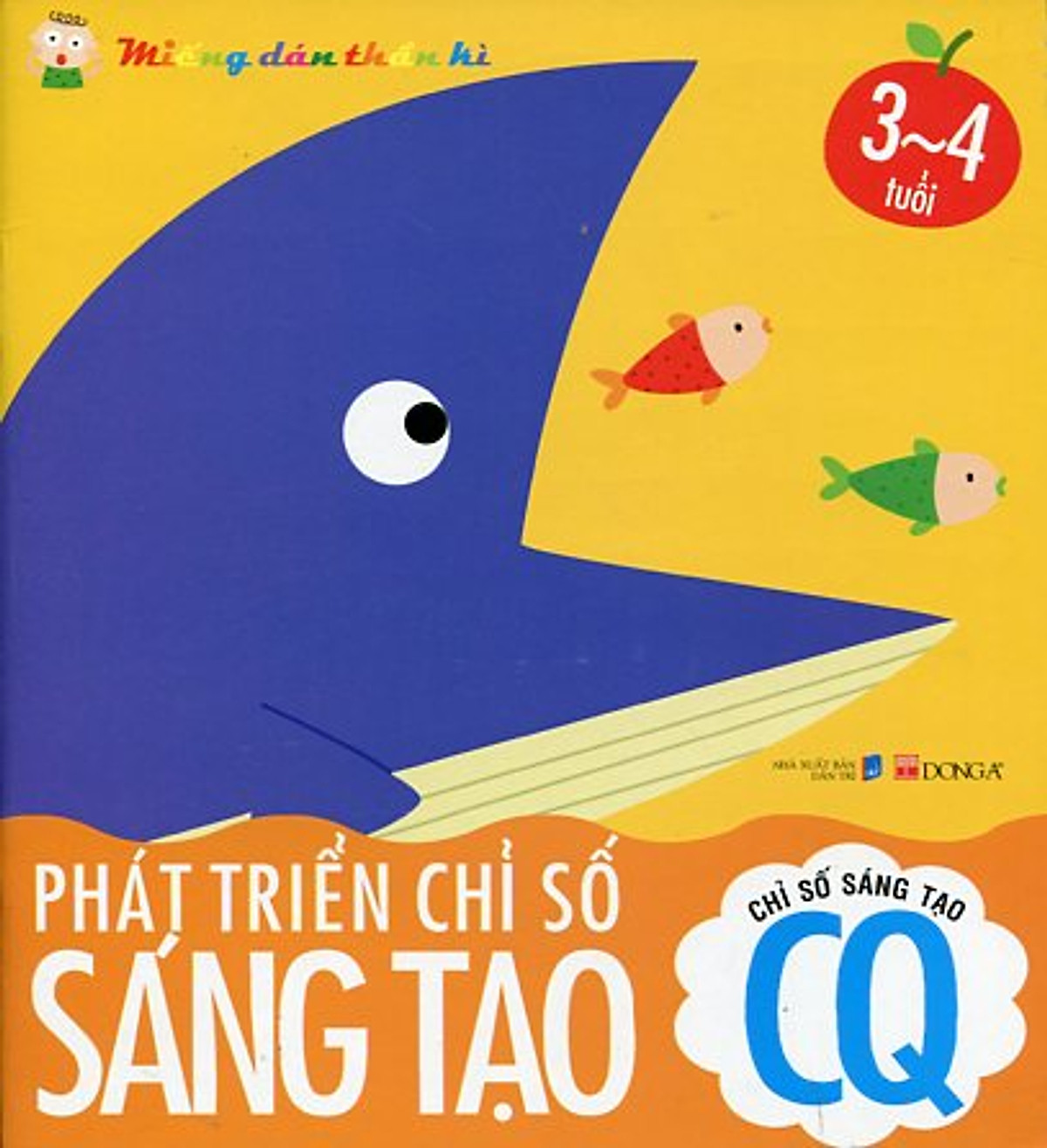 Chỉ Số Sáng Tạo CQ - Phát Triển Chỉ Số Sáng Tạo - Miếng Dán Thần Kì (3 Đến 4 Tuổi)