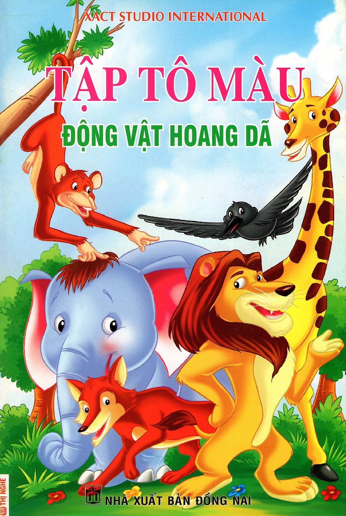 Tập Tô Màu: Động Vật Hoang Dã