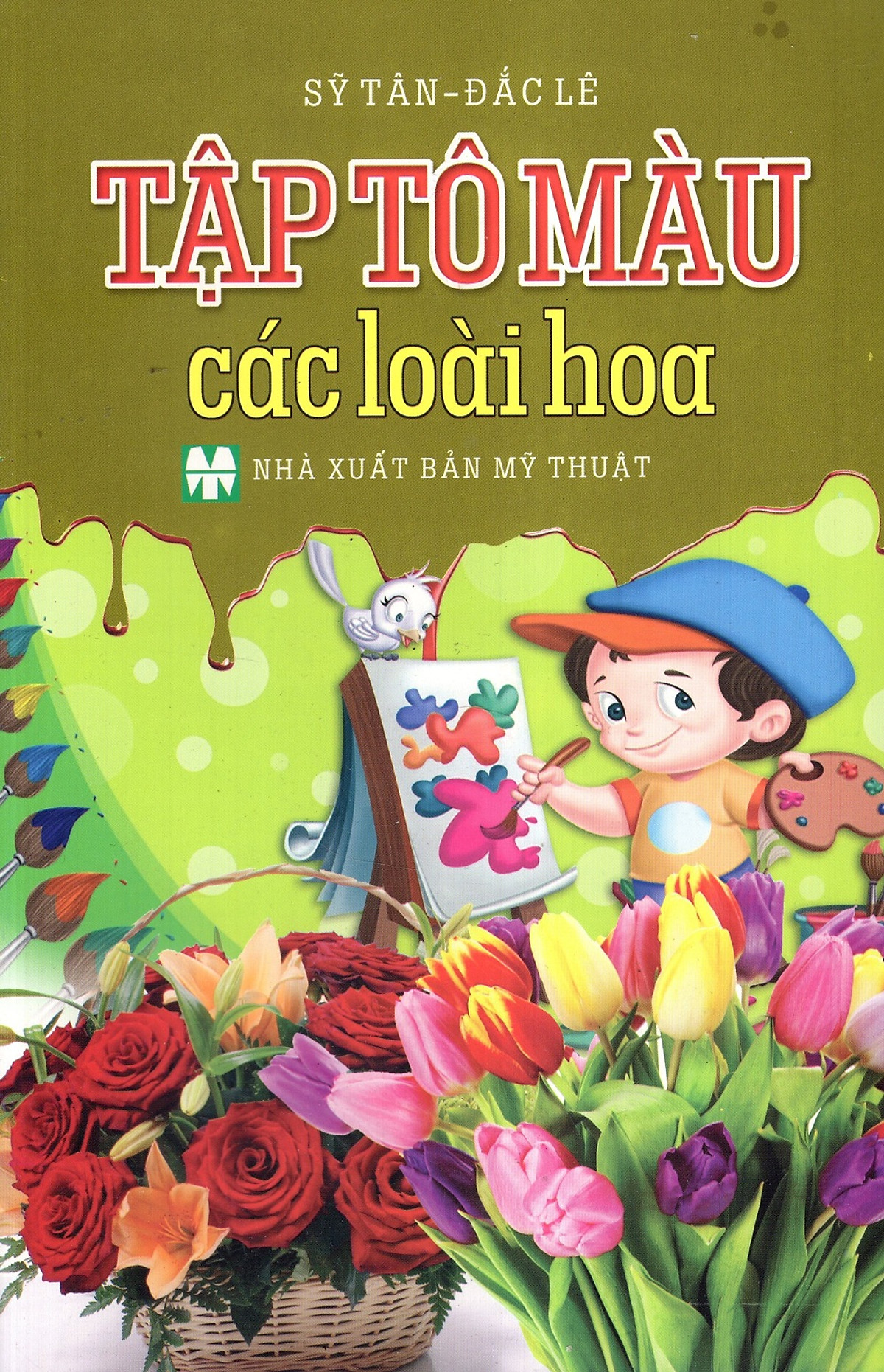 Tập Tô Màu - Các Loài Hoa