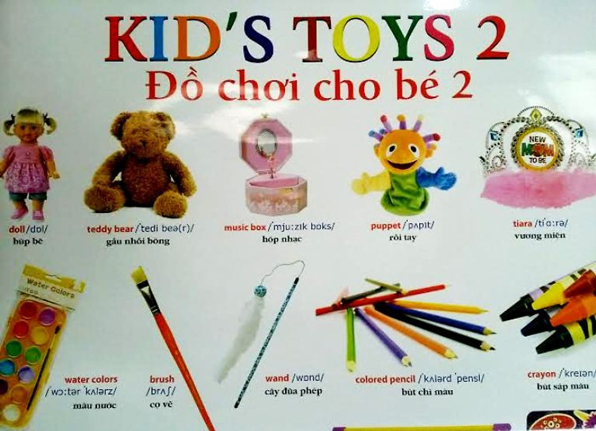 Poster Lớn Đồ Chơi Cho Bé 2