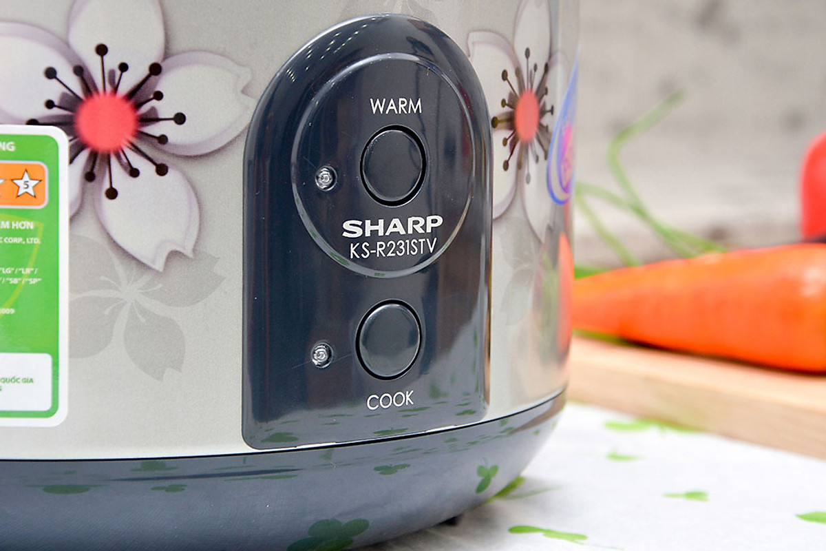 Nồi Cơm Điện Nắp Gài Sharp KS-R231STVSS (2.2L) - Hàng chính hãng