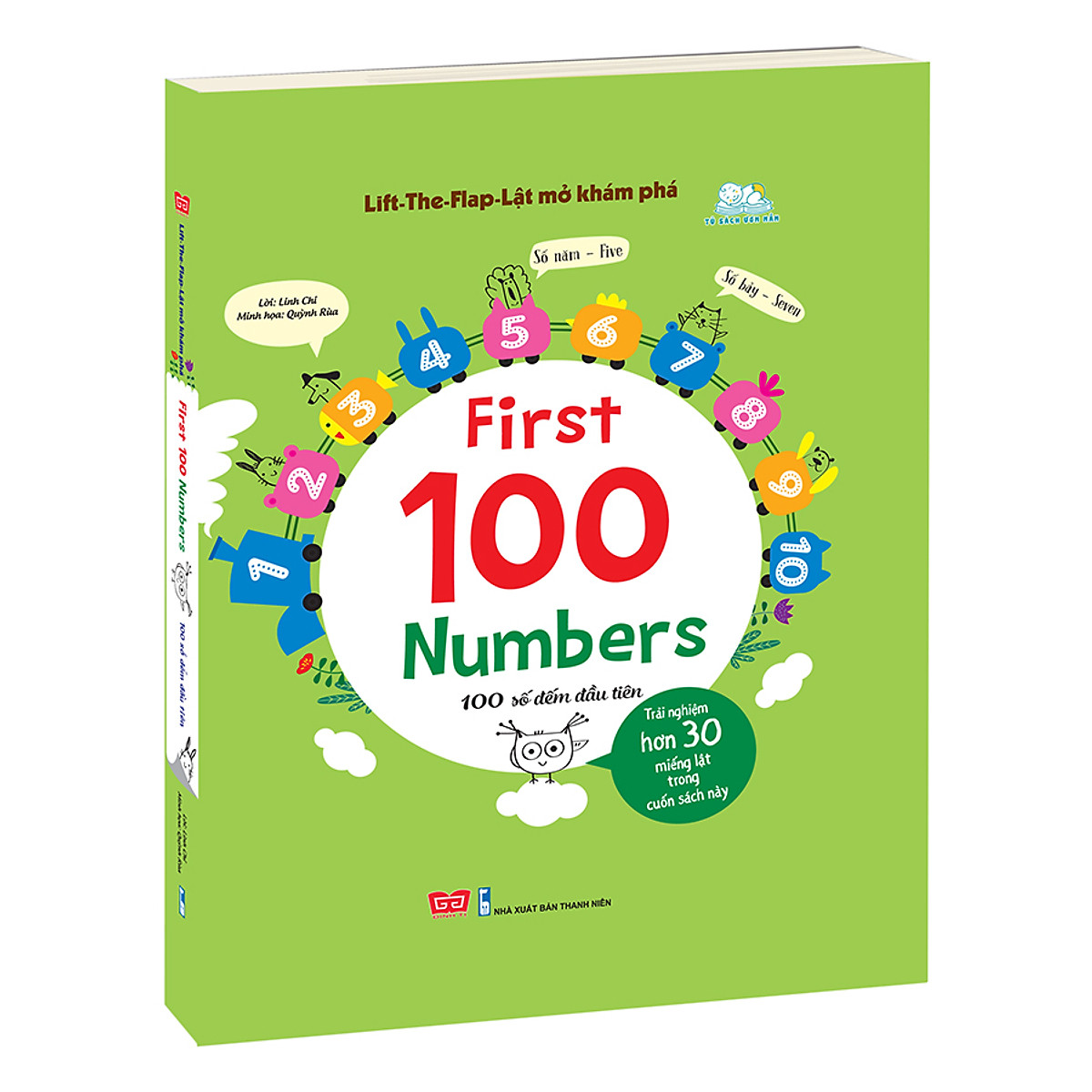 Sách Tương Tác - Lift-The-Flap - Lật Mở Khám Phá: First 100 Numbers - 100 Số Đếm Đầu Tiên