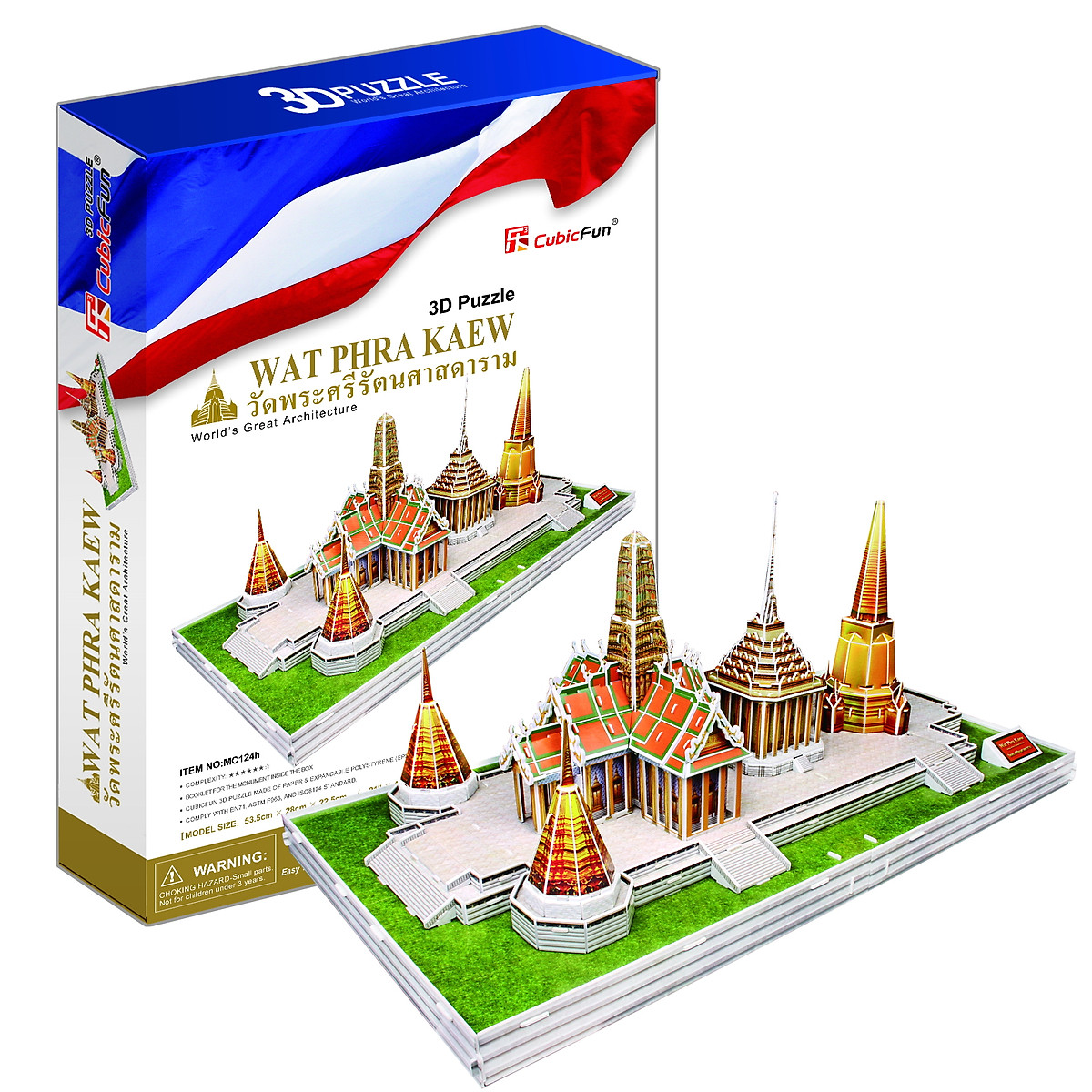 Mô Hình Giấy 3D Lắp Ráp CubicFun Nhà Thờ Đức Bà Paris DS0986h 128 mản   ArtPuzzlevn