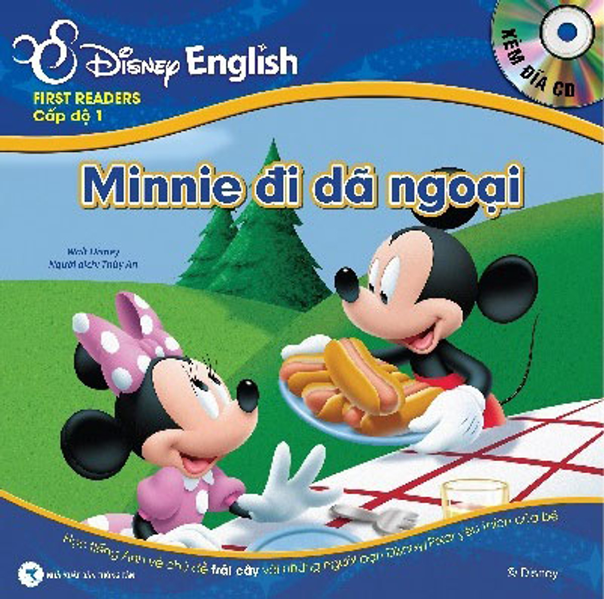 Disney English - Cấp độ 1: Minnie Đi Dã Ngoại + Cố Lên, Goofy! (Kèm CD)