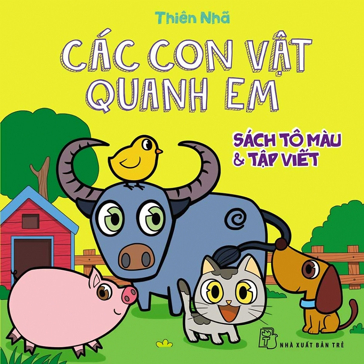 Sách Tô Màu & Tập Viết: Các Con Vật Quanh Em