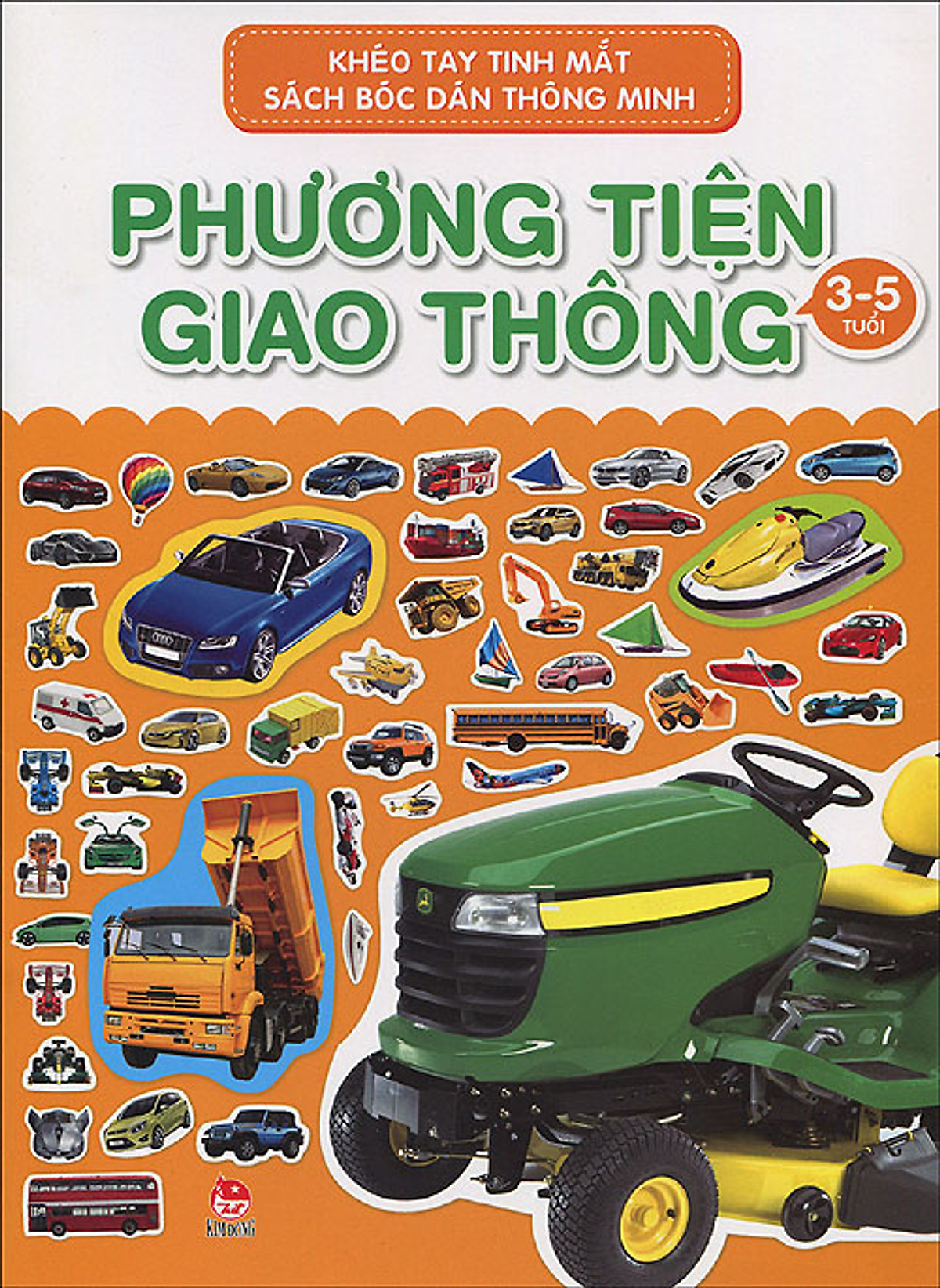 Khéo Tay Tinh Mắt - Sách Bóc Dán Thông Minh - Phương Tiện Giao Thông