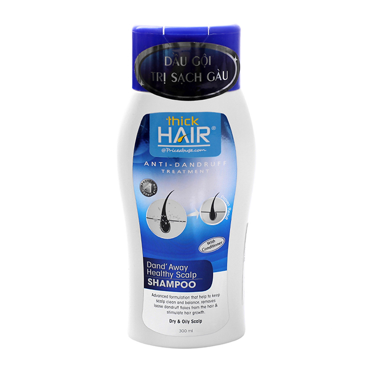 Mua Dầu Gội Hỗ Trợ Trị Gàu Thick Hair Anti-Dandruff Treatment Dand' Away  Healthy Scalp Shampoo - 0240 (300ml)