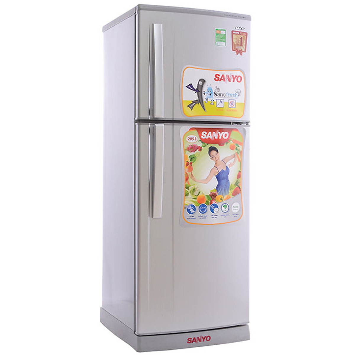 hệ thống ngăn khử mùi của tủ lạnh Sanyo