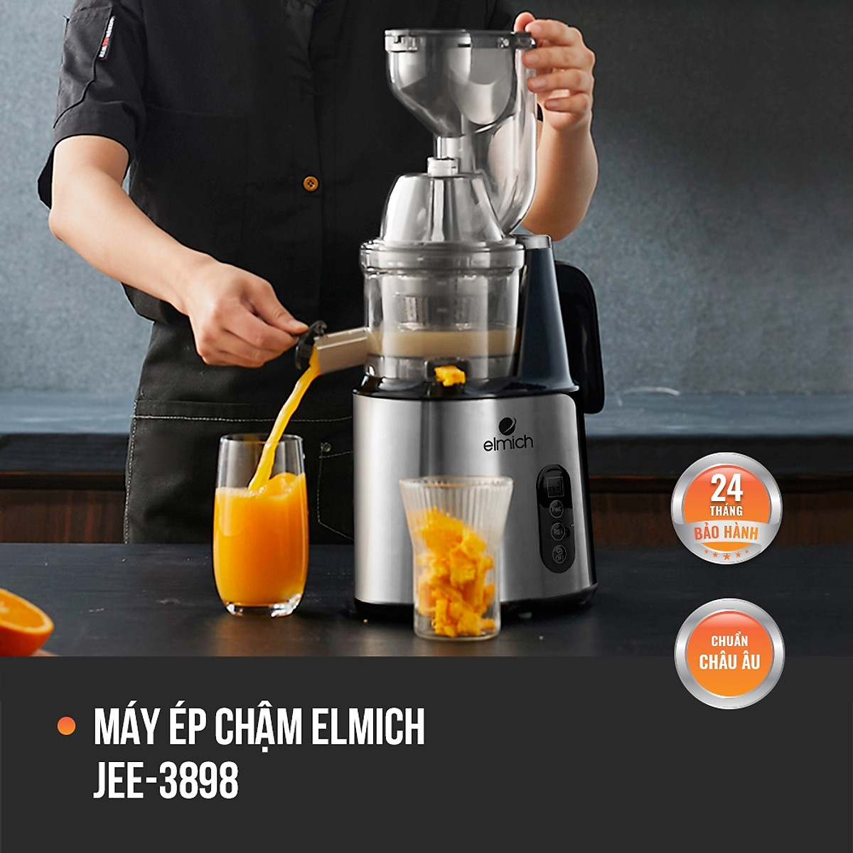 [LIVE] Máy Ép Chậm Elmich JEE-3898 200W - Hàng Chính Hãng
