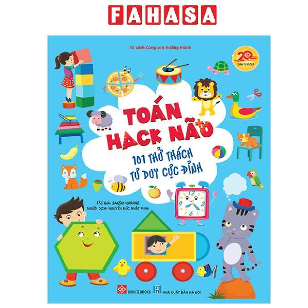 Sách - Toán Hack Não - 101 Thử Thách Tư Duy Cực Đỉnh