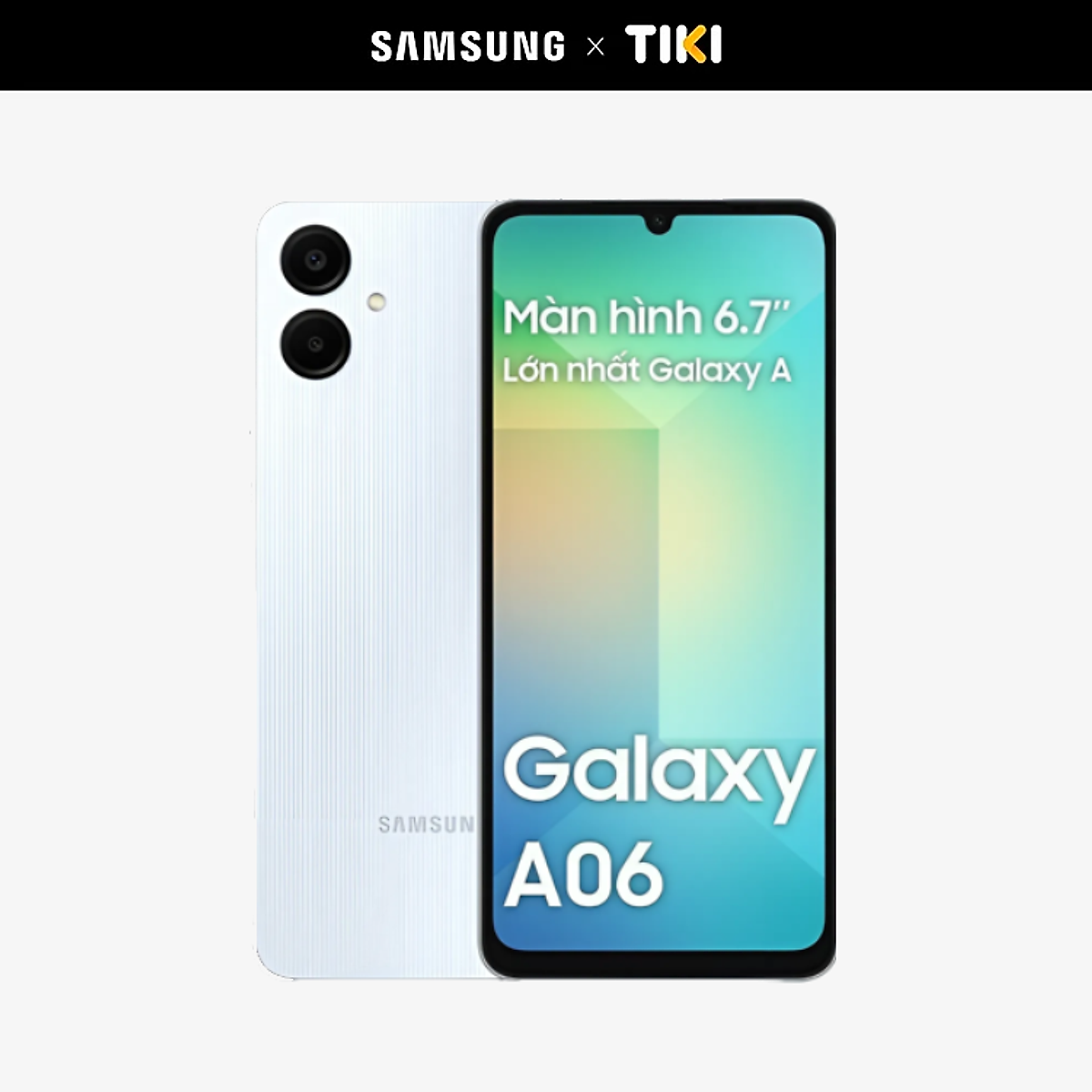 Điện Thoại Samsung Galaxy A06 (4GB/128GB) - Hàng Chính Hãng - Xanh Băng
