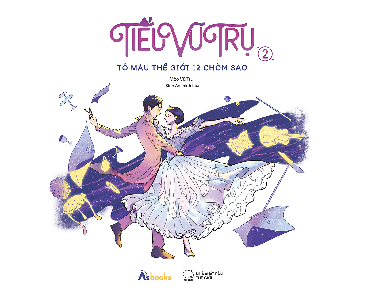 Sách Tiểu Vũ Trụ 2 - Tô Màu Thế Giới 12 Chòm Sao