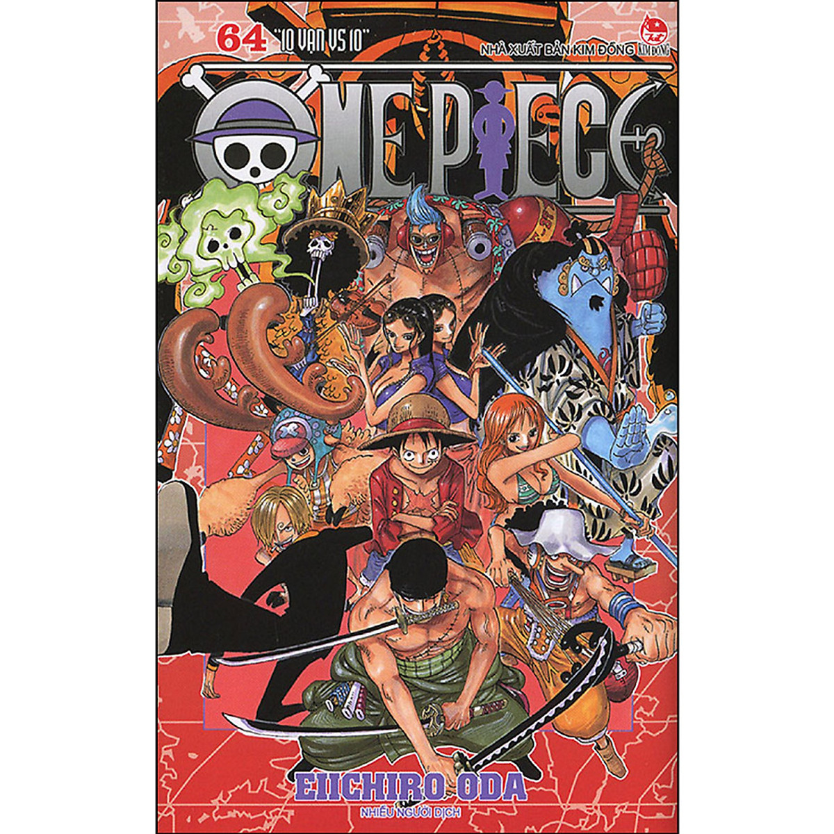 One Piece Tập 64: 10 Vạn VS 10 (Tái bản 2022)