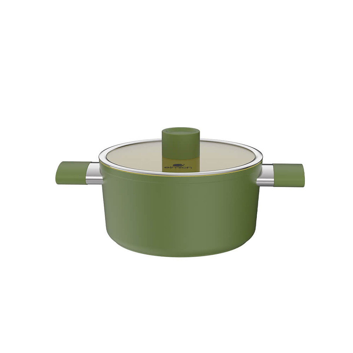 Nồi phủ sứ an toàn Elmich Olive EL5523OV - 18cm