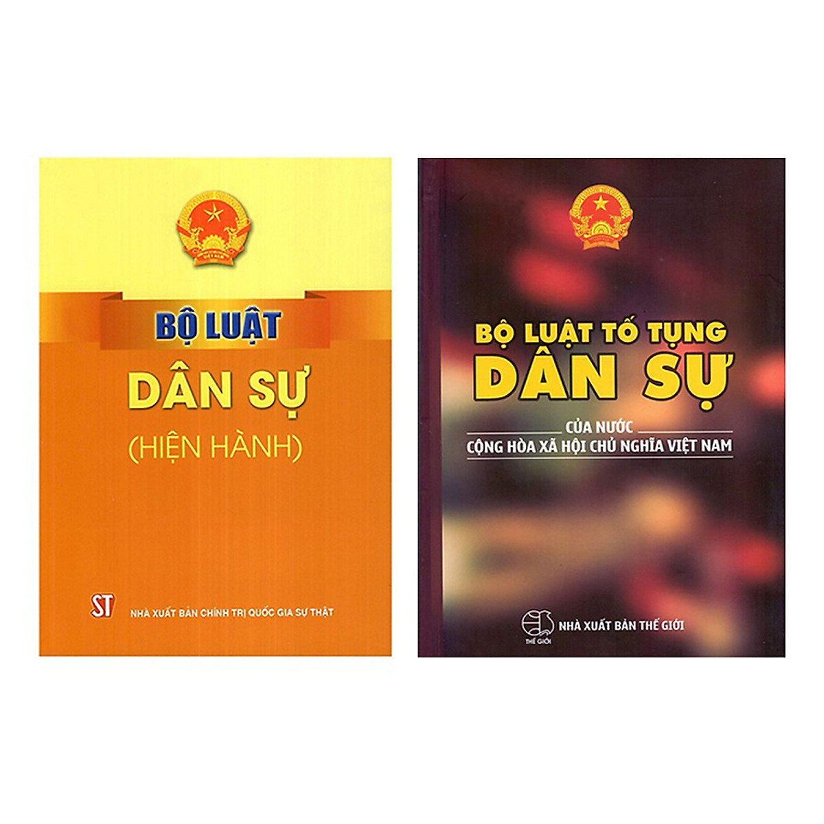 Combo Bộ Luật Tố Tụng Dân Sự Của Nước Cộng Hòa Xã Hội Chủ Nghĩa Việt Nam + Bộ Luật Dân Sự (Hiện Hành)