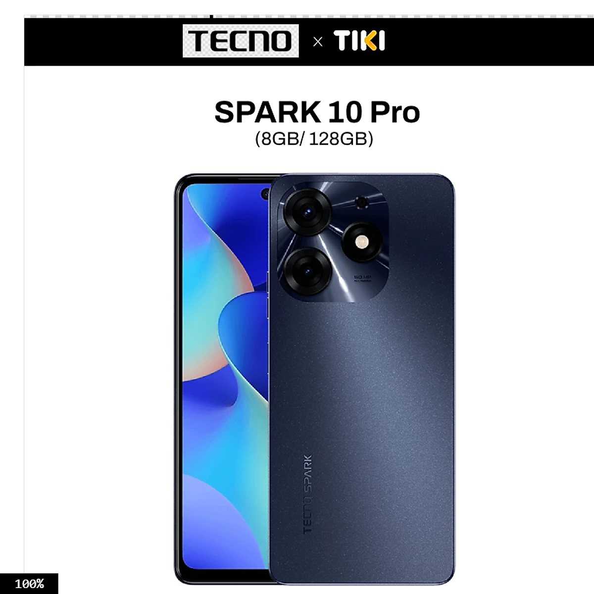 Điện thoại Tecno SPARK 10 Pro 8GB/128GB  Hàng chính hãng - Đen