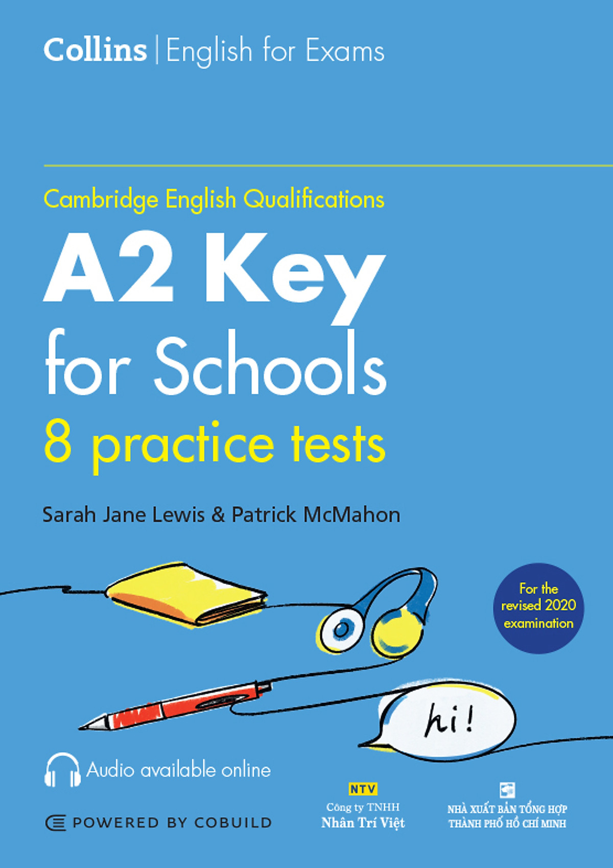 Sách Cambridge English Qualification A2 Key for School - 8 Practice Tests (Quét mã MP3 để nghe file)