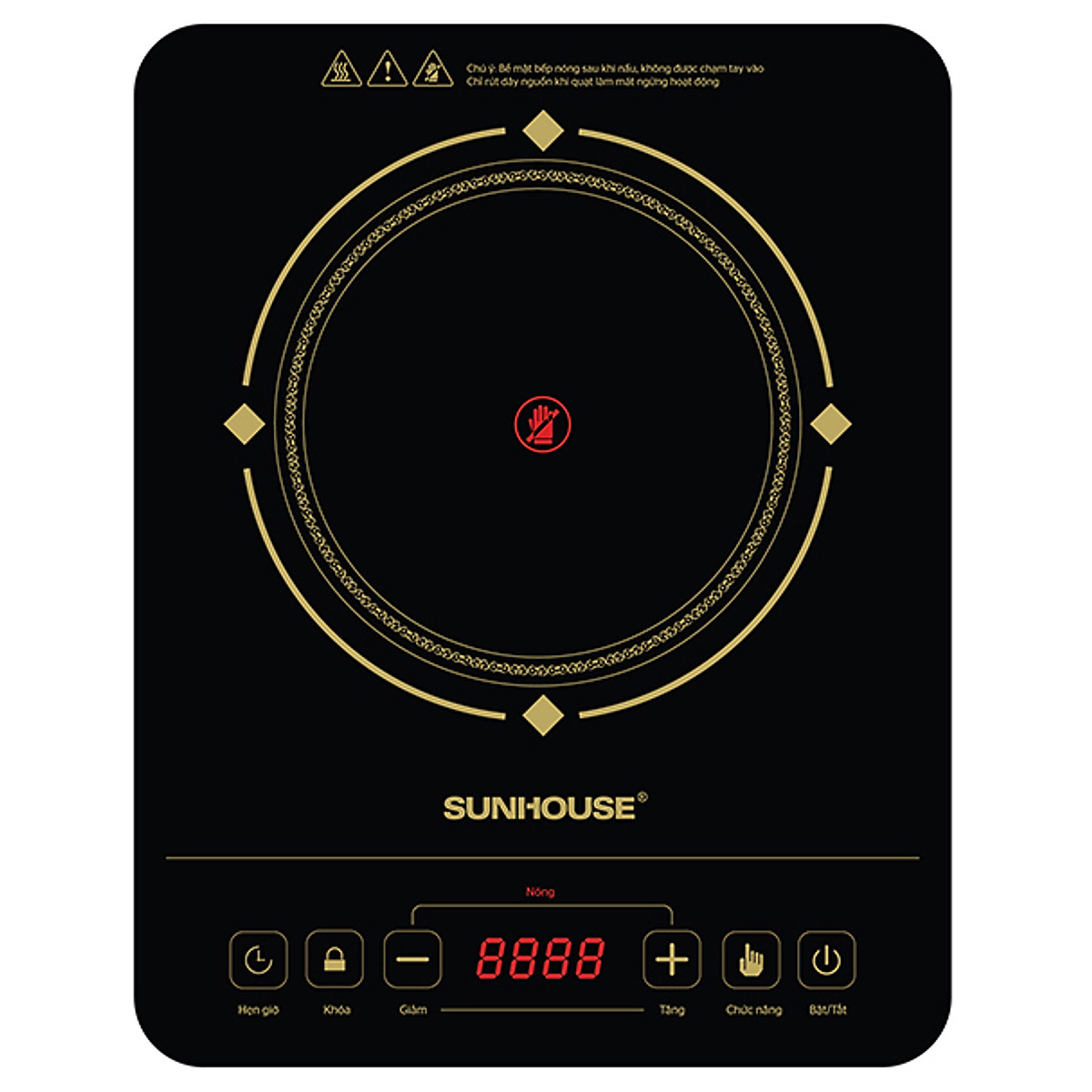 Bếp Hồng Ngoại Sunhouse SHD6014Đ - Đen - Hàng chính hãng