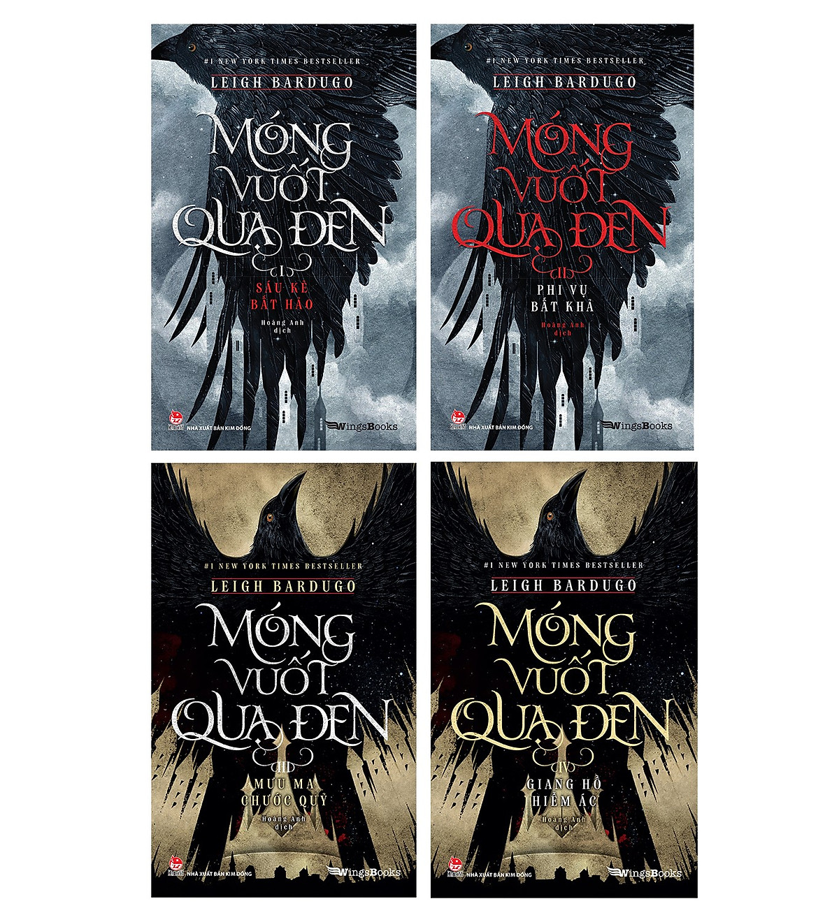 Bộ Sách Móng Vuốt Quạ Đen - Combo 4 Tập