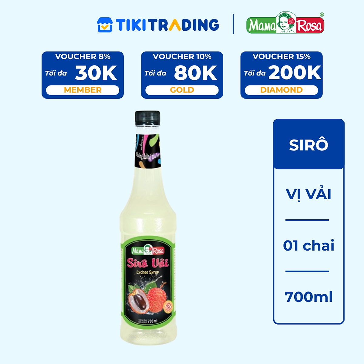 Sirô Vải - Mama Rosa 700ml