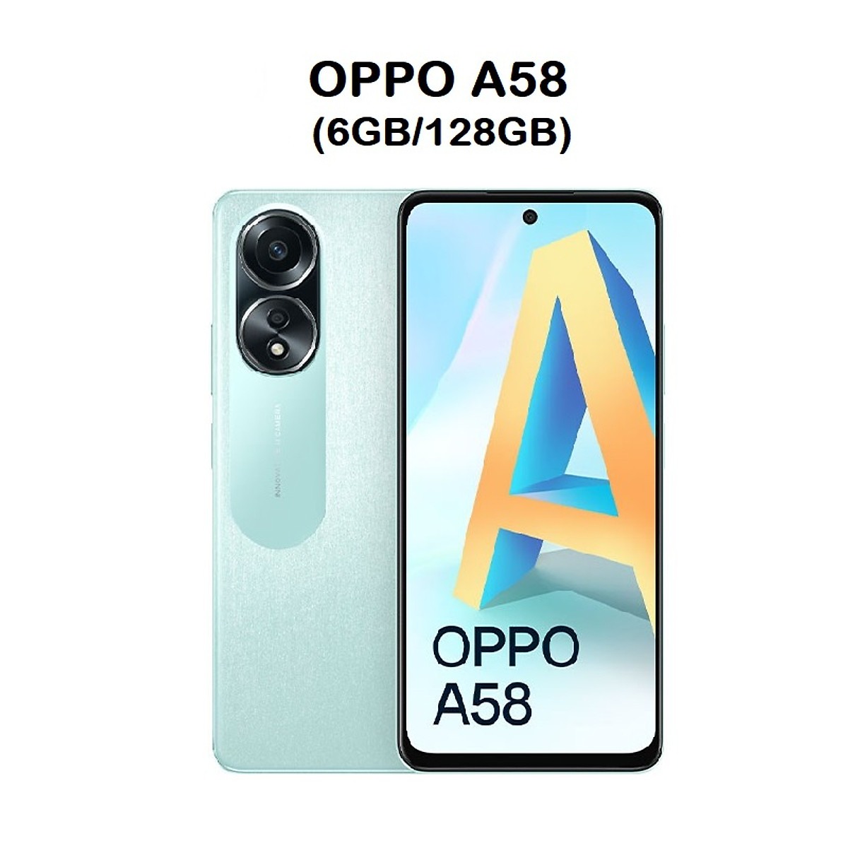 Điện Thoại Oppo A58 6GB/128GB - Hàng Chính Hãng  - Xanh