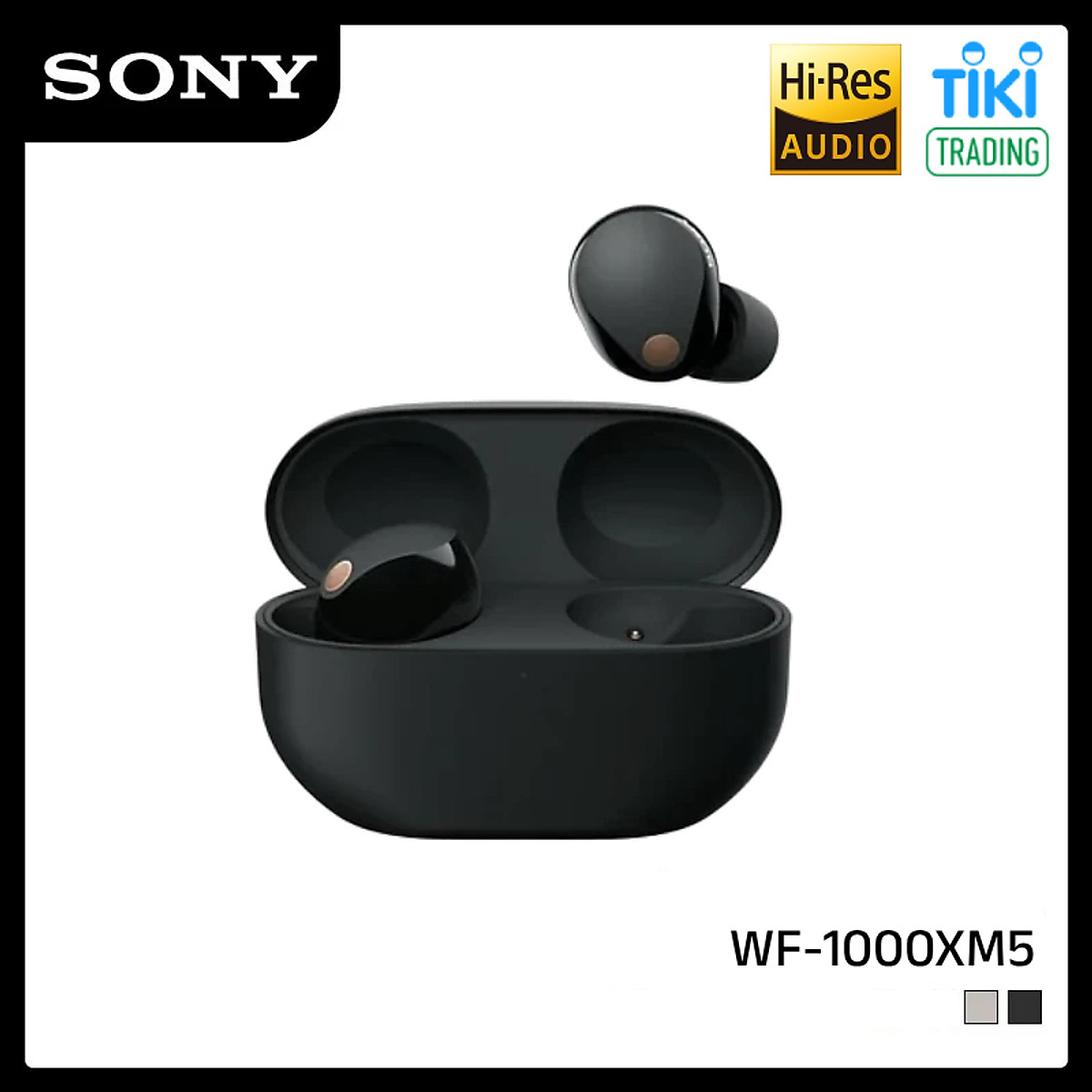 Tai nghe Bluetooth True Wireless Sony WF-1000XM5 - Hàng Chính Hãng - Màu đen