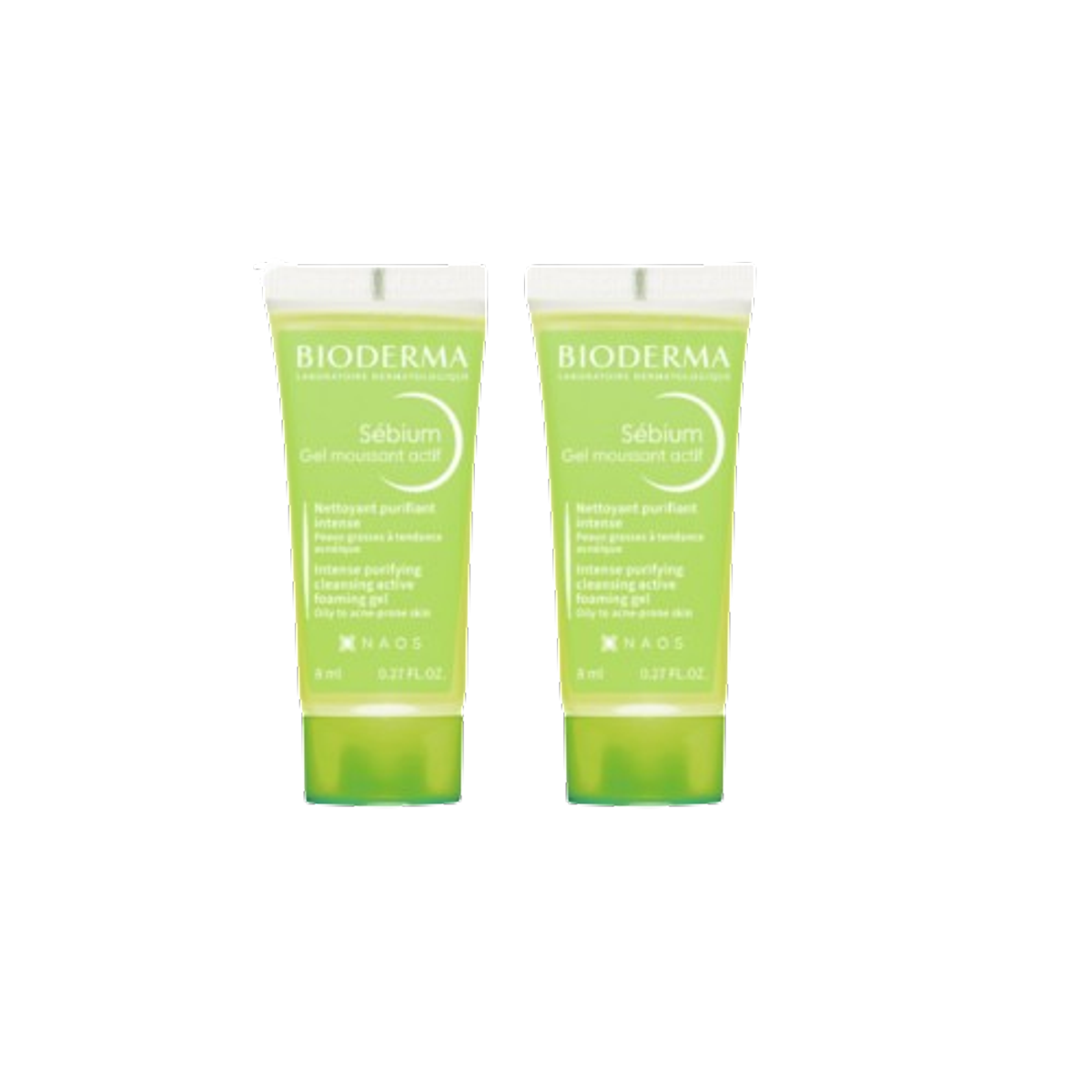 [GIFT] Bộ đôi gel rửa mặt làm sạch sâu và giảm mụn Bioderma Sébium Gel moussant actif - 8ml x2