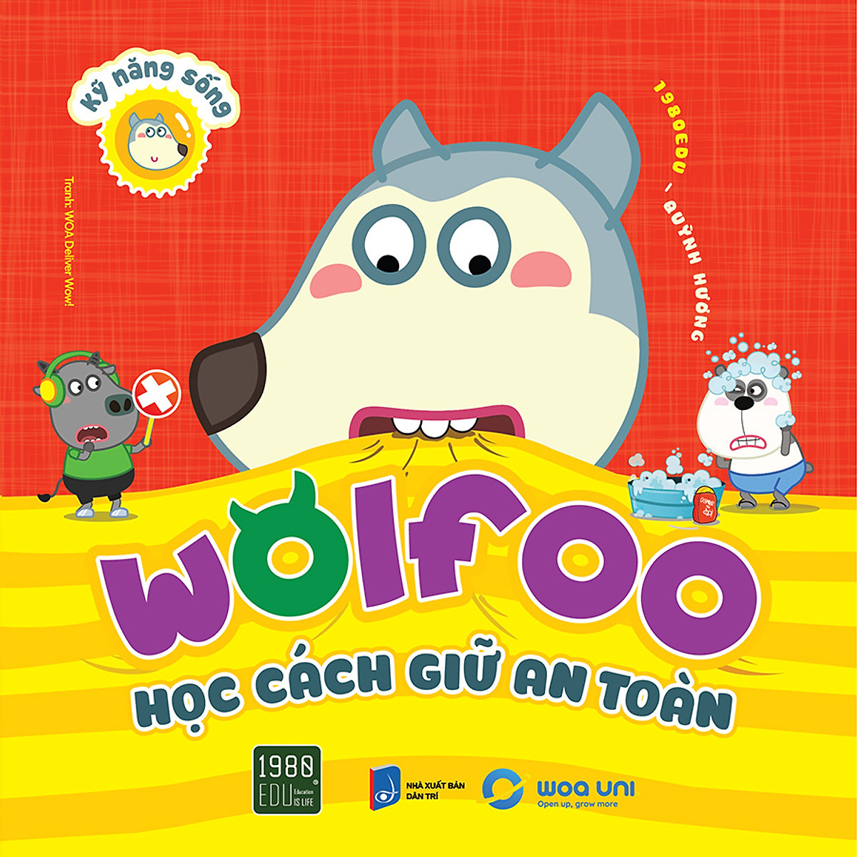 Sách Wolfoo Học Kỹ Năng Sống - Học cách giữ an toàn