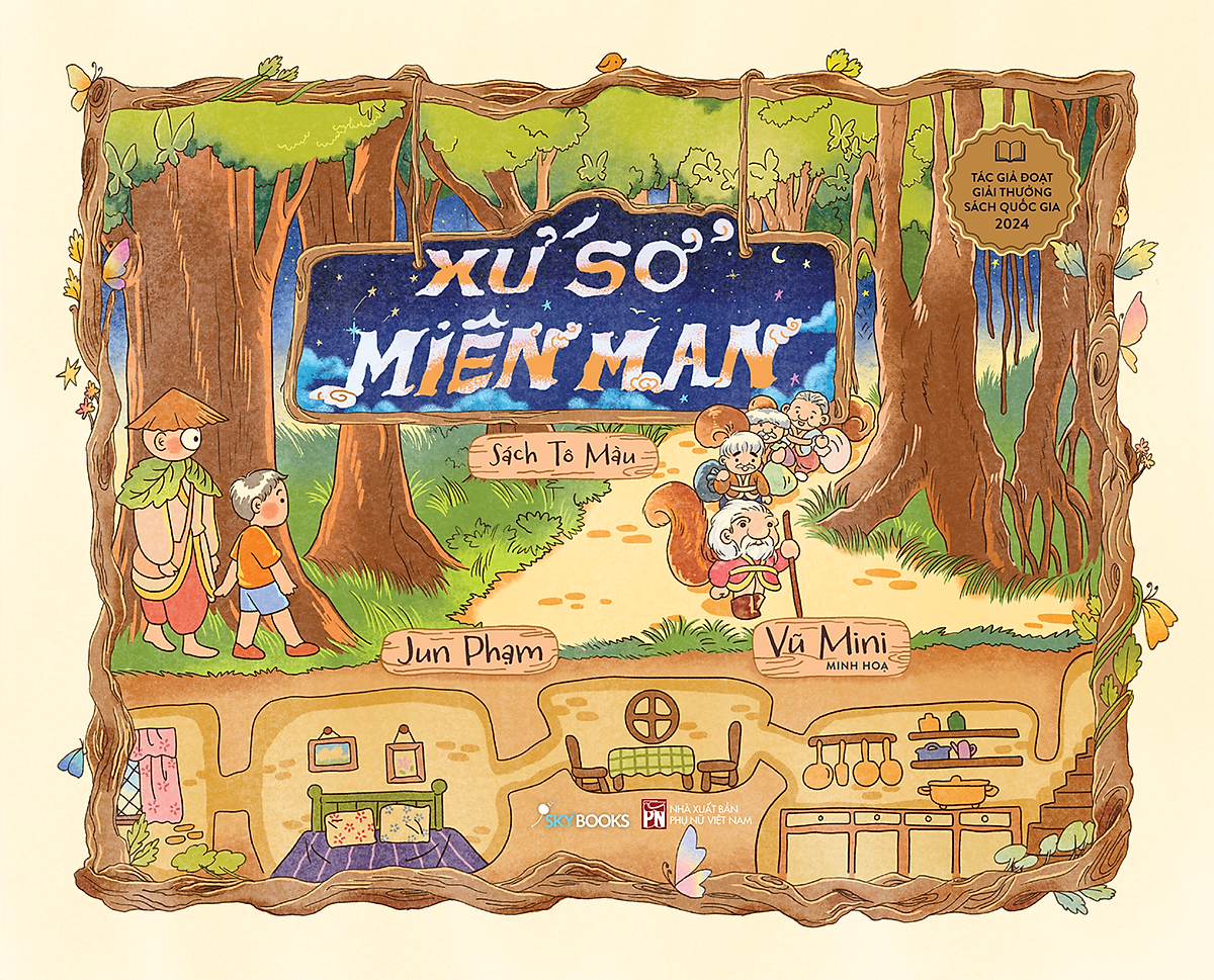 Sách Tô Màu "Xứ Sở Miên Man"