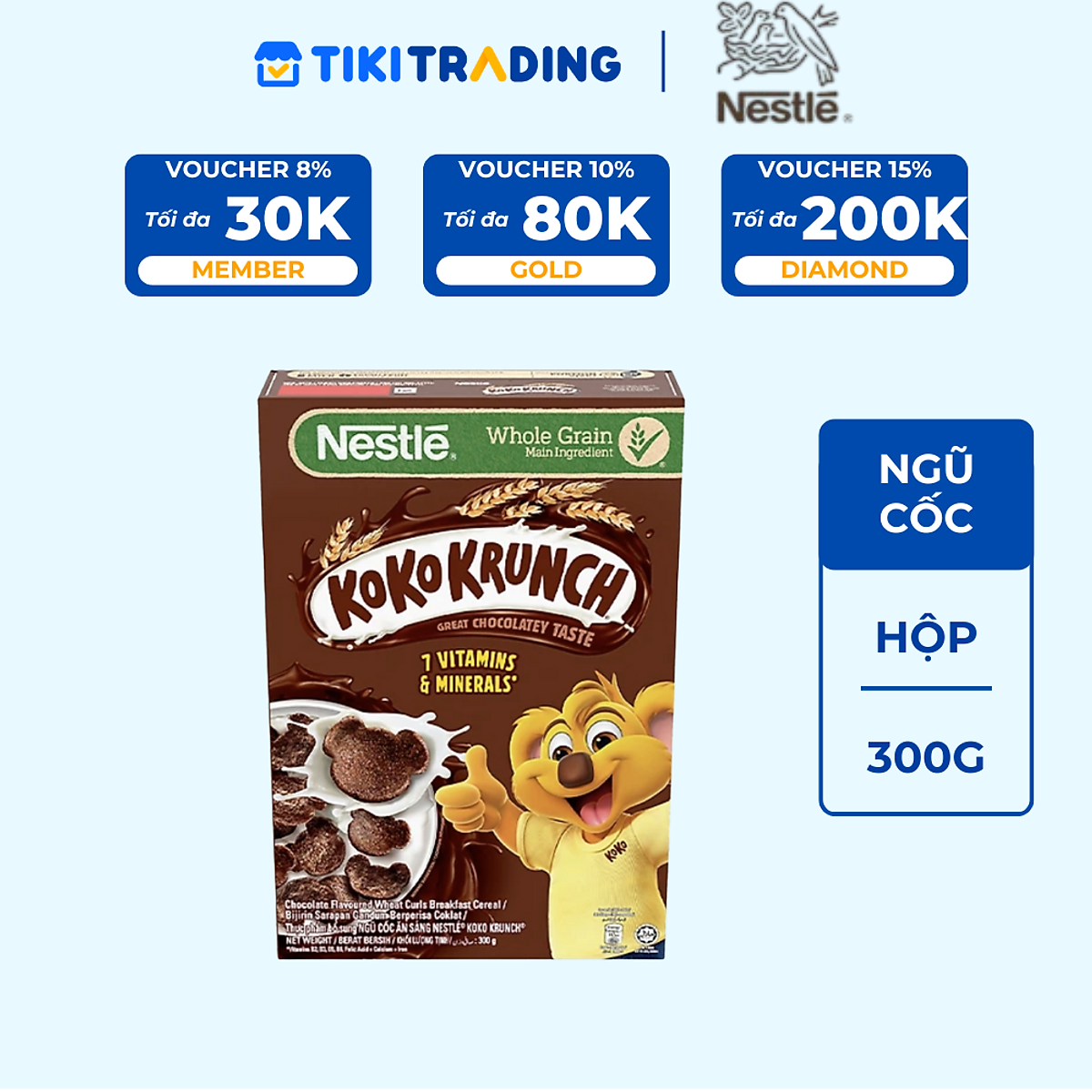 Ngũ cốc ăn sáng KOKO KRUNCH (Hộp 300g)
