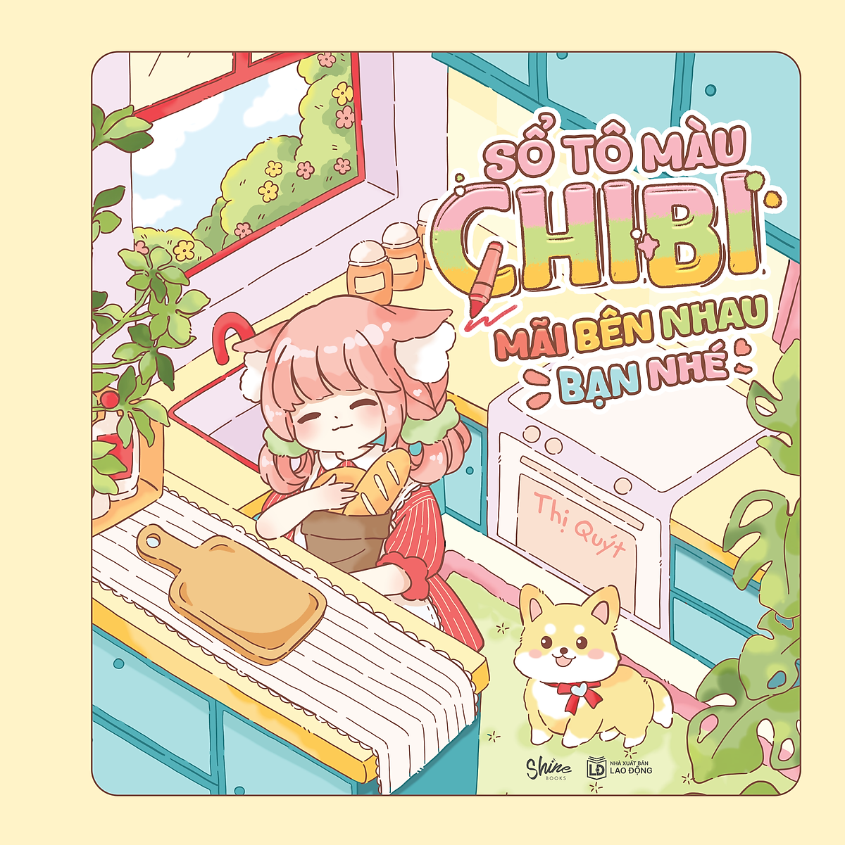 Sách Sổ Tô Màu Chibi Mãi Bên Nhau Bạn Nhé