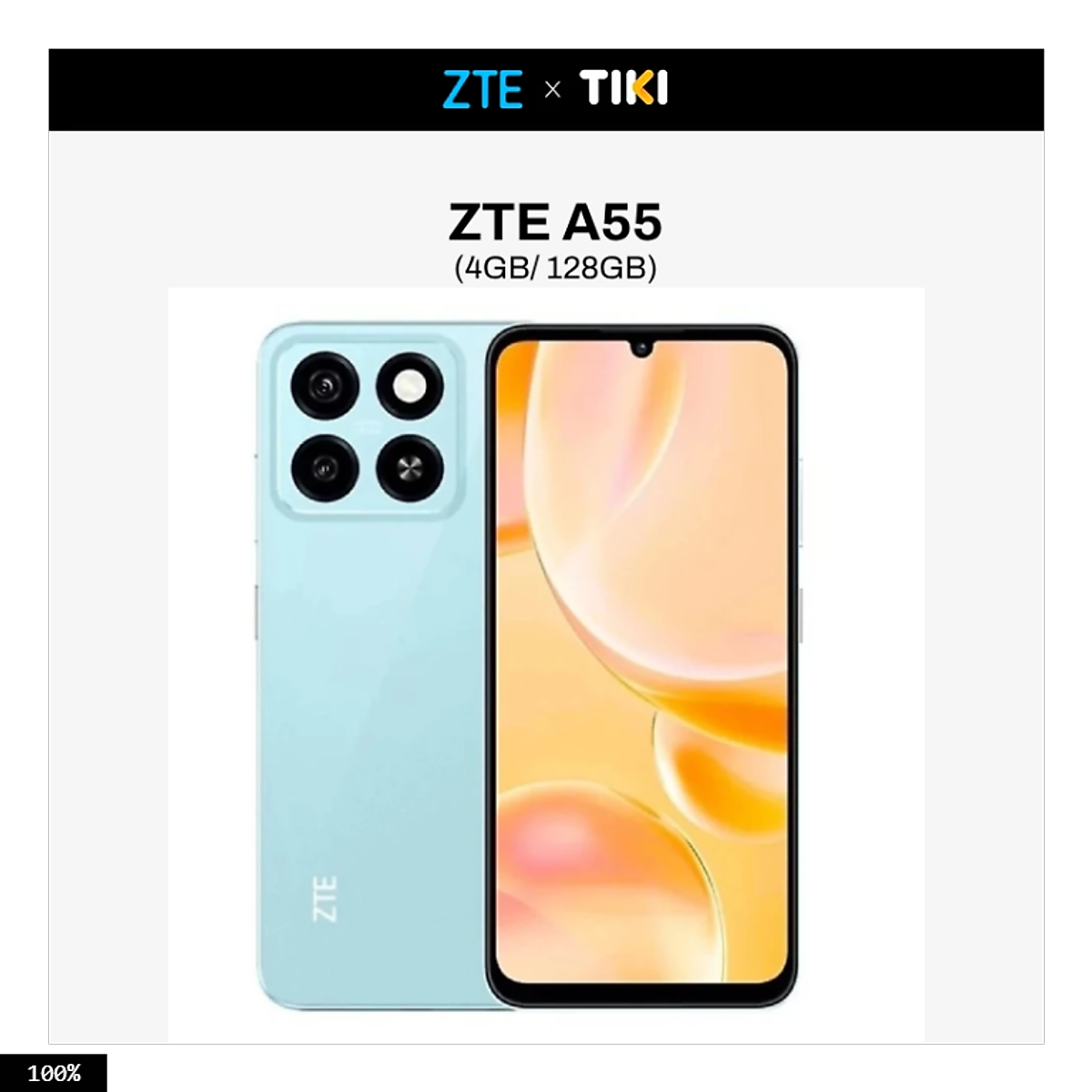 Điện thoại ZTE Blade A55 (4GB/128GB) - Hàng Chính Hãng - Xanh