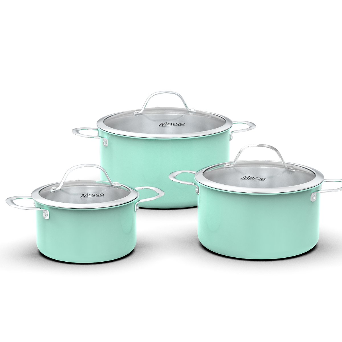 Bộ nồi inox đa lớp Sunhouse Mama SHG708