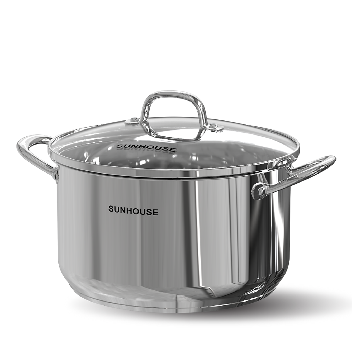 Nồi Inox 3 Đáy Sunhouse SHG301 ( Dùng cho mọi loại bếp) - 16cm