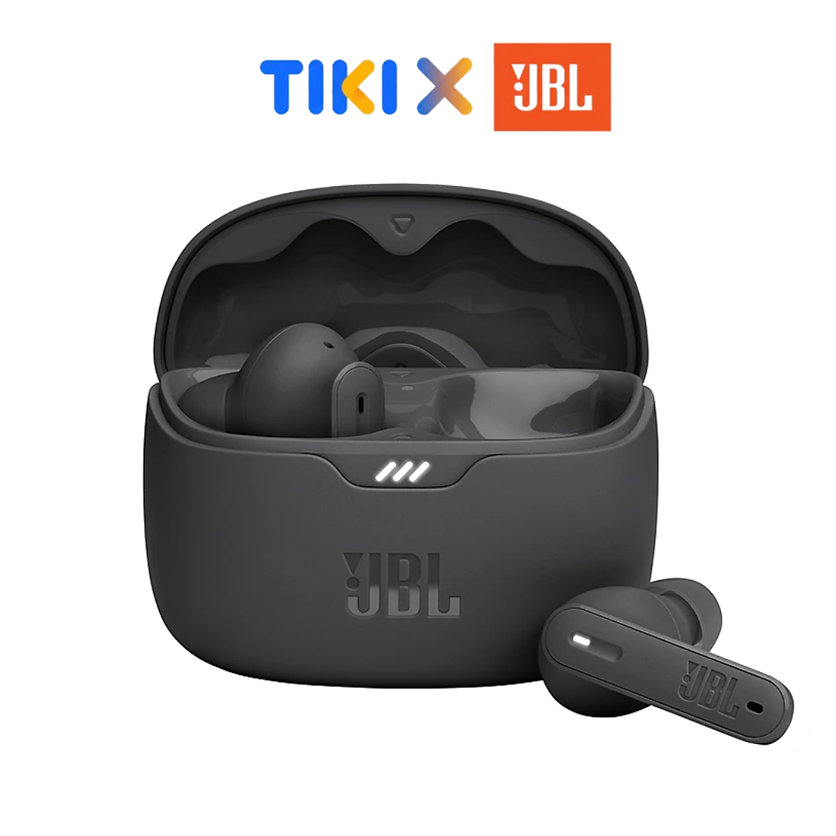 Tai nghe Bluetooth Truewireless Chống Ồn JBL Tune Beam - Hàng Chính Hãng - Đen