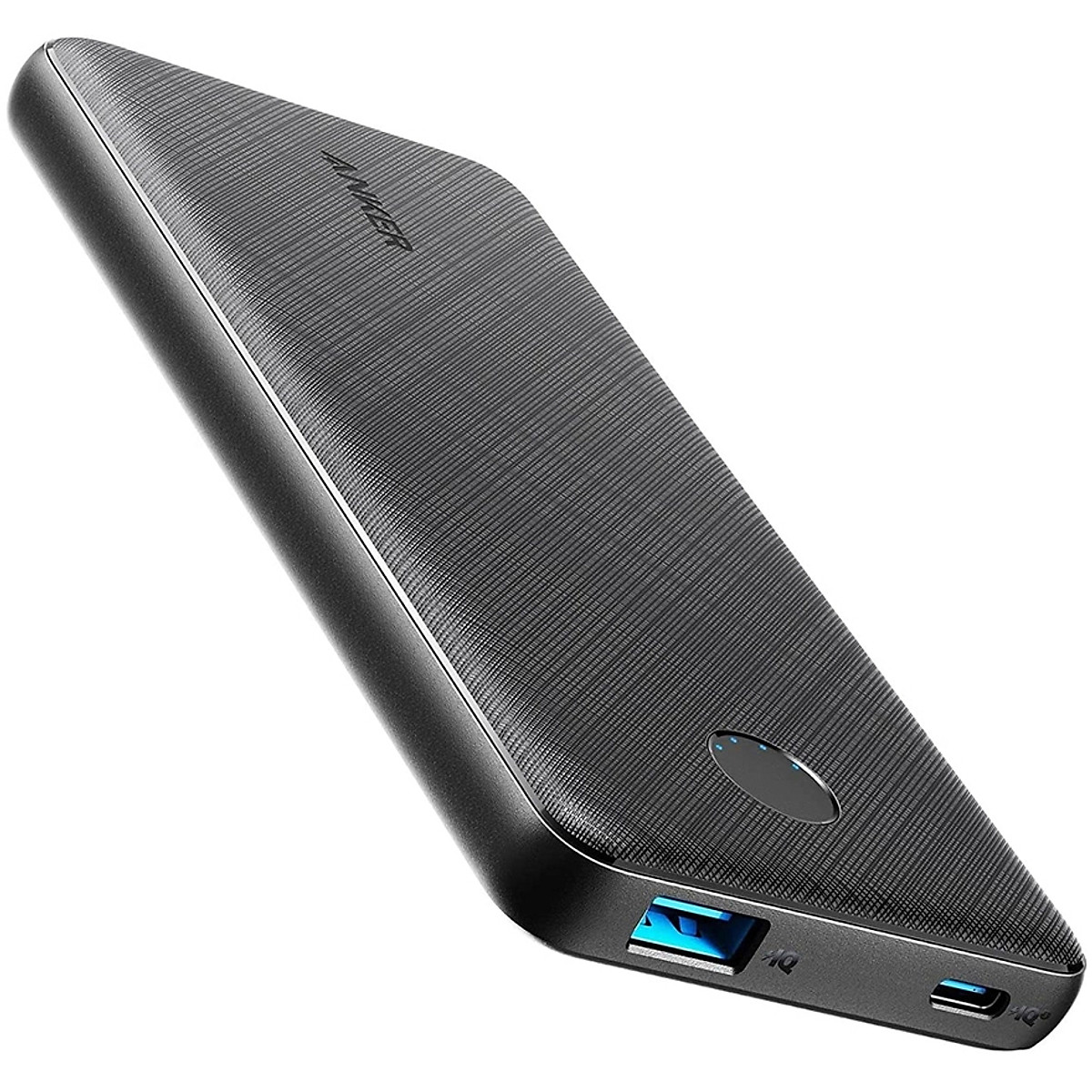 Pin Sạc Dự Phòng Anker 523 Powercore 10000mAh A1245 Type-C và USB -A - Hàng Chính Hãng - Đen