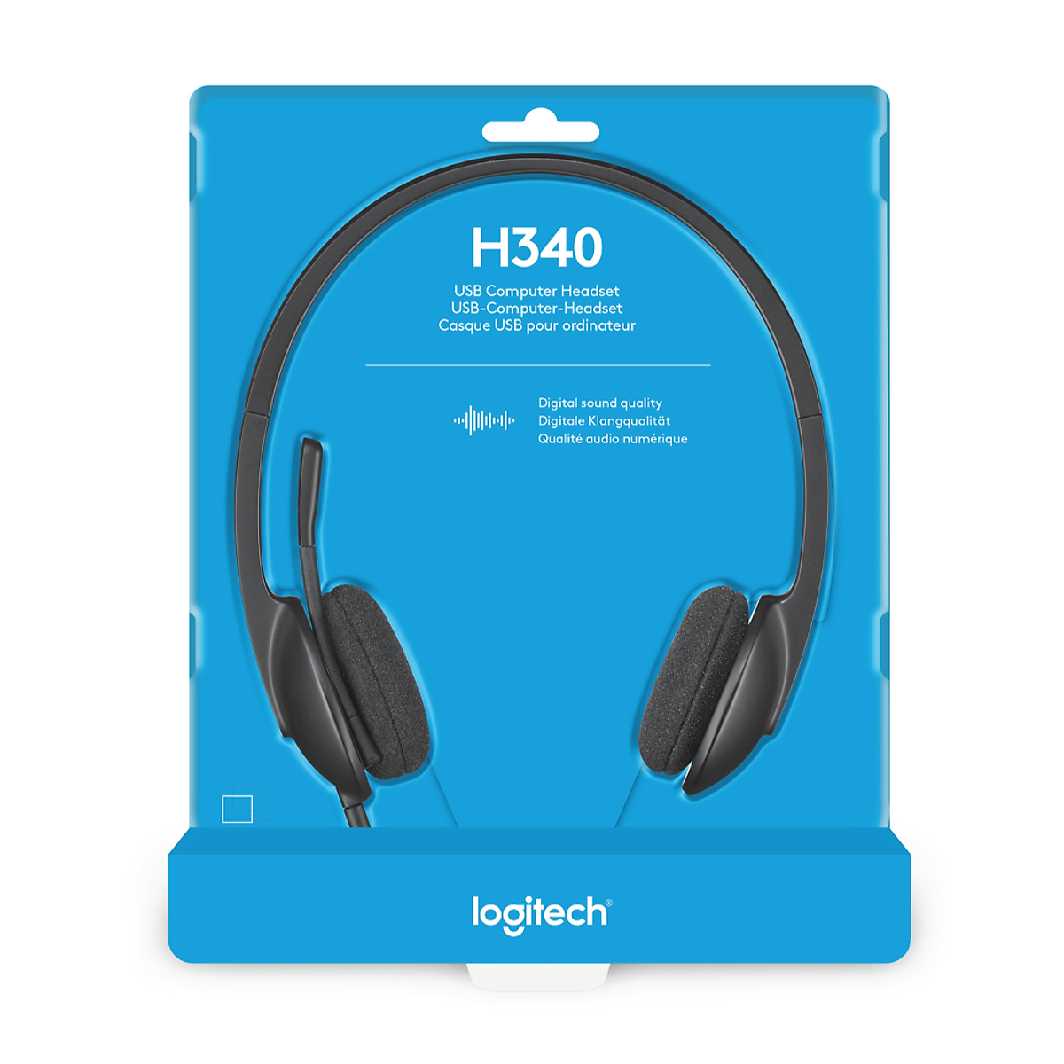 Tai nghe có dây Logitech H340 - Mic giảm ồn, điều khiển trên dây, âm thanh  kỹ thuật số, đệm tai thoải mái, kết nối USB-A - Hàng chính hãng | Tiki