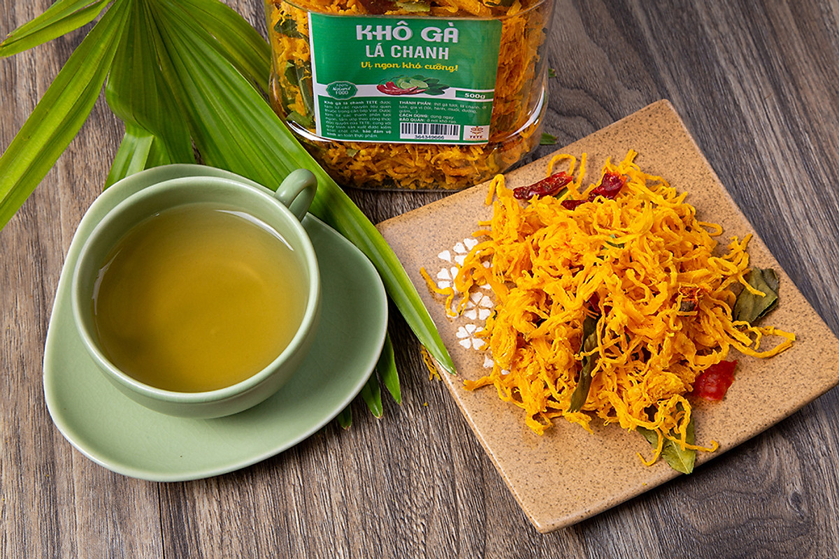 Khô Gà Lá Chanh Cay TeTe 500gram